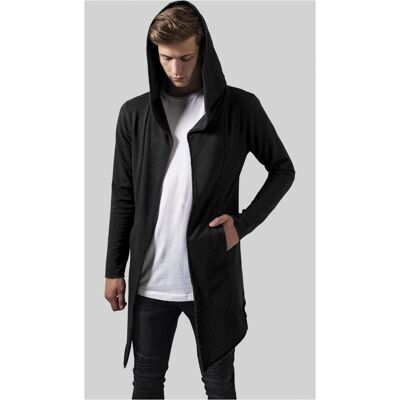 Urban Classics Cardigan with a long hood and an open brim negru 3XL male Urban Classics Cardigan with a long hood and an open brim negru 3XL male