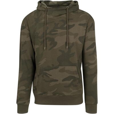 Urban Classics Hanorac camuflaj pentru bărbați maro S male Urban Classics Hanorac camuflaj pentru bărbați maro S male