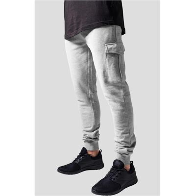 Urban Classics Pantaloni de trening cargo gri pentru bărbați gri S male Urban Classics Pantaloni de trening cargo gri pentru bărbați gri S male