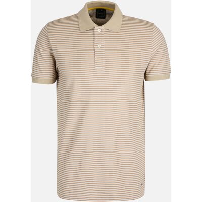 Tricou polo bej pentru bărbați Geox kaki S male Tricou polo bej pentru bărbați Geox kaki S male