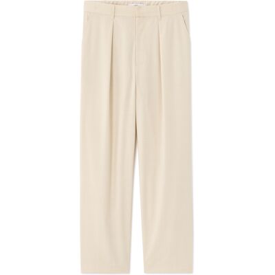 Pantaloni Celio 24H fără pliuri pentru bărbați crem 42 male Pantaloni Celio 24H fără pliuri pentru bărbați crem 42 male