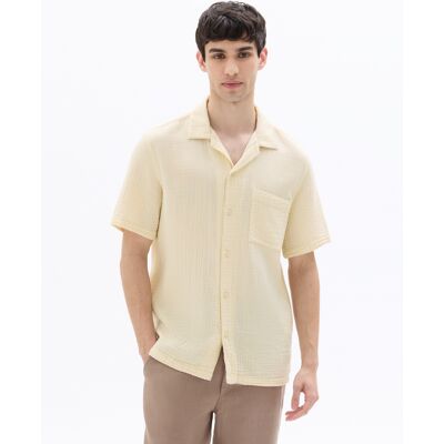 Cămașă bej bărbătească Celio crem XXL male Cămașă bej bărbătească Celio crem XXL male