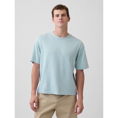 Tricou GAP Crop cu logo-ul 1969 albastru deschis XXL male Tricou GAP Crop cu logo-ul 1969 albastru deschis XXL male