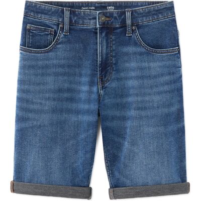 Pantaloni scurți din denim pentru bărbați Celio Boknitbm albastru 38 male Pantaloni scurți din denim pentru bărbați Celio Boknitbm albastru 38 male