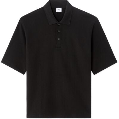 Tricou polo negru supradimensionat Celio negru XL male Tricou polo negru supradimensionat Celio negru XL male