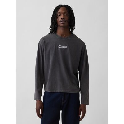 Tricou scurt GAP pentru bărbați cu logo negru XL male Tricou scurt GAP pentru bărbați cu logo negru XL male