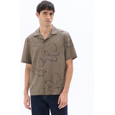 Cămașă din in Celio Naflori negru S male Cămașă din in Celio Naflori negru S male