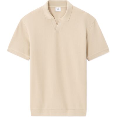 Tricou polo Celio Megaufre crem L male Tricou polo Celio Megaufre crem L male