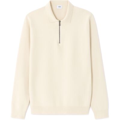 Pulover polo Celio pentru bărbați crem XL male Pulover polo Celio pentru bărbați crem XL male