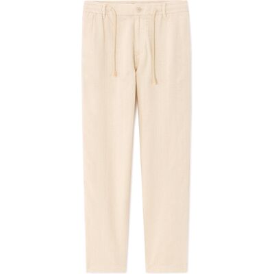 Pantaloni Celio Mojack pentru bărbați crem 48 male Pantaloni Celio Mojack pentru bărbați crem 48 male