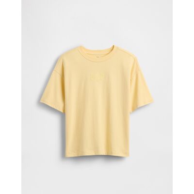 Tricou GAP supradimensionat pentru copii cu logo-ul 1969 galben XXL male Tricou GAP supradimensionat pentru copii cu logo-ul 1969 galben XXL male