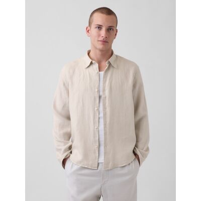 Cămașă bărbătească din in GAP alb XXL male Cămașă bărbătească din in GAP alb XXL male