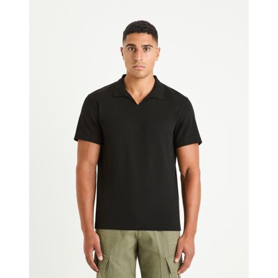 Tricou polo bărbătesc Celio Gehair negru XL male Tricou polo bărbătesc Celio Gehair negru XL male