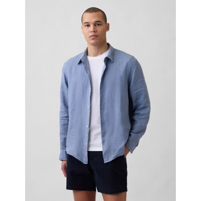Cămașă bărbătească din in GAP negru XL male Cămașă bărbătească din in GAP negru XL male