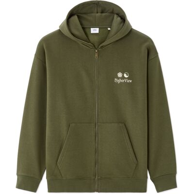 Hanorac cu fermoar Celio Mefuji pentru bărbați verde M male Hanorac cu fermoar Celio Mefuji pentru bărbați verde M male