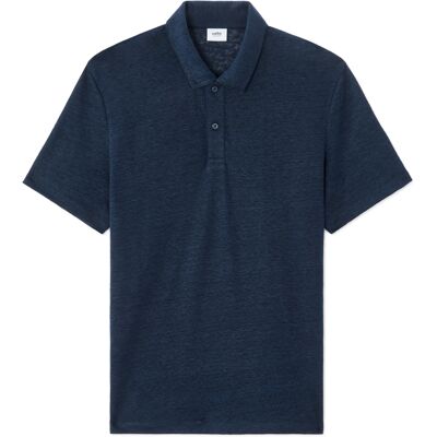 Tricou polo bărbătesc din in Celio Nelimon albastru XL male Tricou polo bărbătesc din in Celio Nelimon albastru XL male