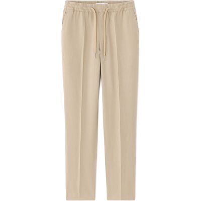 Pantaloni barbati din in Celio Loflaneur 24H crem 46 male Pantaloni barbati din in Celio Loflaneur 24H crem 46 male