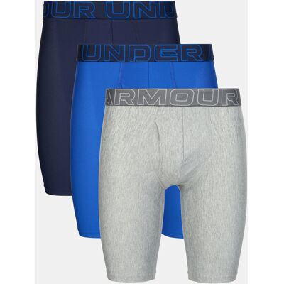 Boxeri bărbătești Under Armour 3 bucăți albastru S male Boxeri bărbătești Under Armour 3 bucăți albastru S male