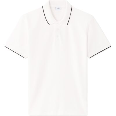 Tricou polo bărbătesc Celio Letaim alb L male Tricou polo bărbătesc Celio Letaim alb L male