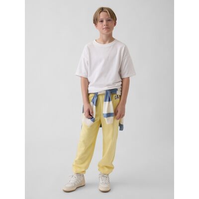 Pantaloni de trening GAP pentru băieți cu logo albastru M male Pantaloni de trening GAP pentru băieți cu logo albastru M male