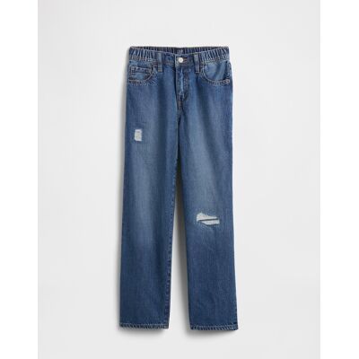 Blugi GAP pentru copii cu rupturi decorative albastru XL male Blugi GAP pentru copii cu rupturi decorative albastru XL male