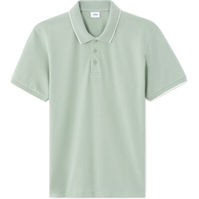 Tricou polo Celio pentru bărbați Letaim verde deschis M male Tricou polo Celio pentru bărbați Letaim verde deschis M male