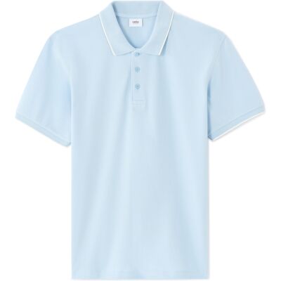 Tricou polo Celio pentru bărbați Letaim albastru deschis L male Tricou polo Celio pentru bărbați Letaim albastru deschis L male