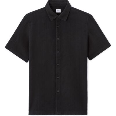Cămașă cu mânecă scurtă pentru bărbați Celio negru XXL male Cămașă cu mânecă scurtă pentru bărbați Celio negru XXL male