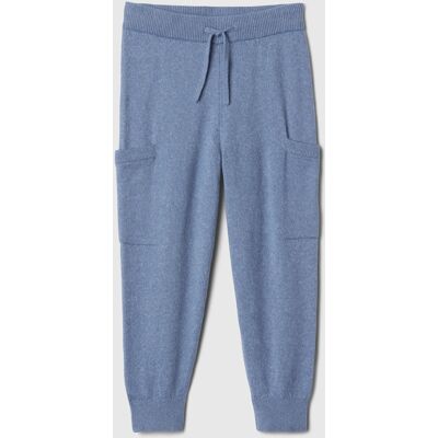 Pantaloni cargo tricotați pentru băieți GAP albastru deschis 12-18M male Pantaloni cargo tricotați pentru băieți GAP albastru deschis 12-18M male
