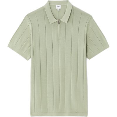 Tricou polo cu dungi pentru bărbați Celio verde deschis S male Tricou polo cu dungi pentru bărbați Celio verde deschis S male