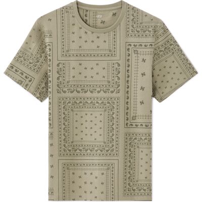 Tricou Celio Mepaisley pentru bărbați kaki L male Tricou Celio Mepaisley pentru bărbați kaki L male