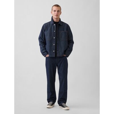 Blugi drepți relaxați GAP pentru bărbați negru 33X32 male Blugi drepți relaxați GAP pentru bărbați negru 33X32 male