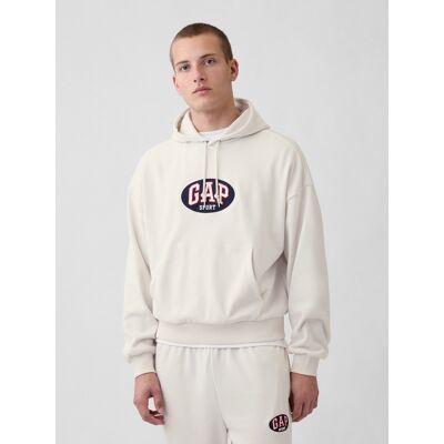 Hanorac GAP Oversize cu logo crem M male Hanorac GAP Oversize cu logo crem M male