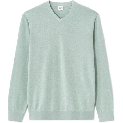 Pulover Celio din bumbac Decotonv verde deschis XXL male Pulover Celio din bumbac Decotonv verde deschis XXL male