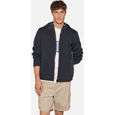 Pulover Geox bleumarin pentru bărbați albastru XXL male Pulover Geox bleumarin pentru bărbați albastru XXL male