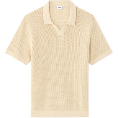 Tricou polo Celio Pecrock crem XXL male Tricou polo Celio Pecrock crem XXL male