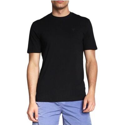 GUESS JEANS Tricou negru cu mânecă scurtă de la Guess negru XXL male GUESS JEANS Tricou negru cu mânecă scurtă de la Guess negru XXL male
