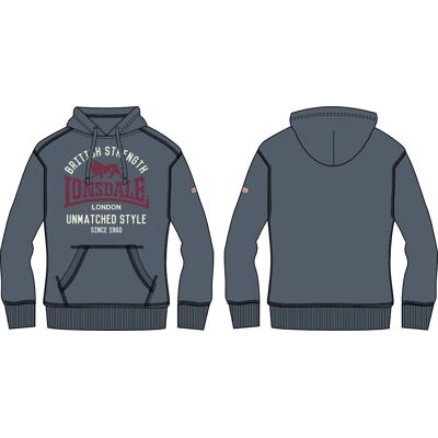 Hanorac Lonsdale pentru bărbați albastru 3XL male Hanorac Lonsdale pentru bărbați albastru 3XL male
