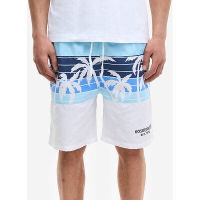 Pantaloni scurți de plajă pentru bărbați Ocean Pacific albastru XXL male Pantaloni scurți de plajă pentru bărbați Ocean Pacific albastru XXL male