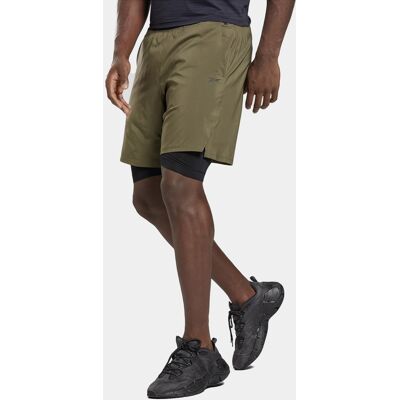 REEBOK - Pantaloni scurți sport TS 2-IN-1 negru M male REEBOK - Pantaloni scurți sport TS 2-IN-1 negru M male