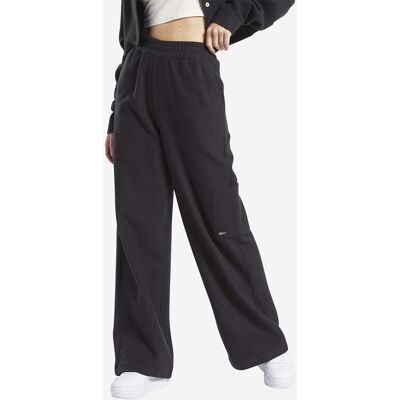 Pantaloni REEBOK bărbați CL FL WIDE PICIOARE negru S male Pantaloni REEBOK bărbați CL FL WIDE PICIOARE negru S male