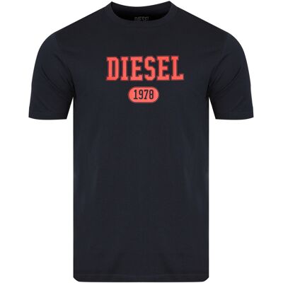 Tricou bărbătesc DIESEL negru S male Tricou bărbătesc DIESEL negru S male