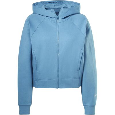 REEBOK - Hanorac din bumbac TS DREAMBLEND albastru deschis M male REEBOK - Hanorac din bumbac TS DREAMBLEND albastru deschis M male