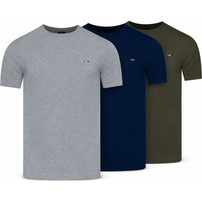 Starlee - tricouri bărbătești 3 bucăți albastru 3XL male Starlee - tricouri bărbătești 3 bucăți albastru 3XL male