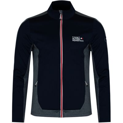 Geacă softshell pentru bărbați Tommy Hilfiger albastru S male Geacă softshell pentru bărbați Tommy Hilfiger albastru S male