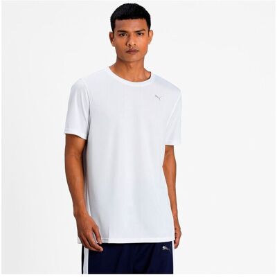 Tricou bărbătesc Puma Performance alb albastru XXL male Tricou bărbătesc Puma Performance alb albastru XXL male