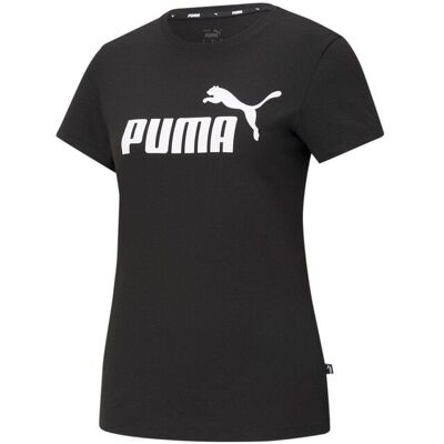 Tricou cu logo Puma pentru femei gri S male Tricou cu logo Puma pentru femei gri S male