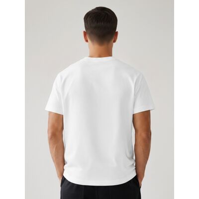 DStreet Tricou supradimensionat pentru bărbați alb XL male DStreet Tricou supradimensionat pentru bărbați alb XL male