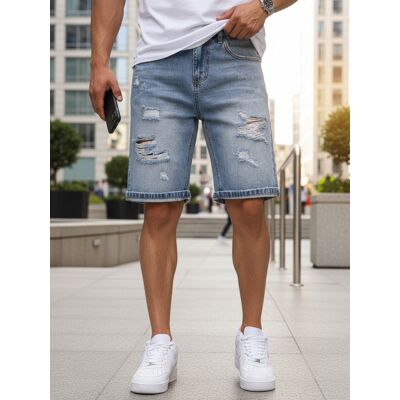 Pantaloni scurți pentru bărbați Dstreet SX0000 alb 32 male Pantaloni scurți pentru bărbați Dstreet SX0000 alb 32 male