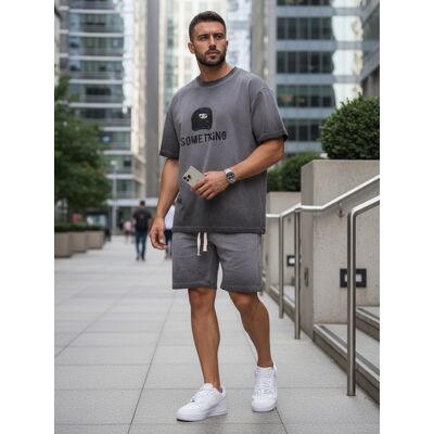 Tricou bărbătesc Dstreet AX0000 gri XL unisex Tricou bărbătesc Dstreet AX0000 gri XL unisex